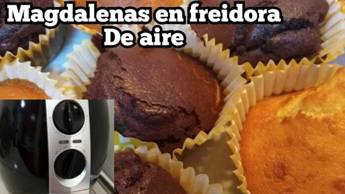 freidora de aire receta de magdalenas