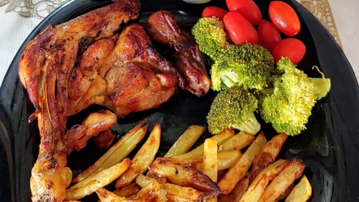 pollo frito en freidora de aire /air flyer marca oster