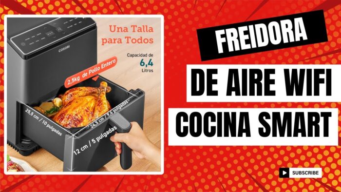 ¡Cocina Inteligente! Freidora de Aire Wifi Revolucionaria
