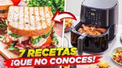 7 RECETAS Freidora De Aire | Recetas SÁNDWICHES Saludables 🥪🍃