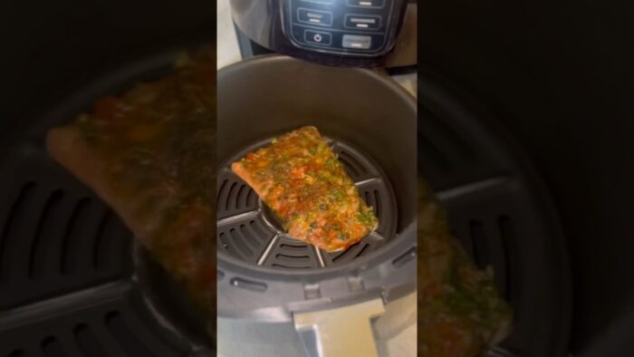 Air Fryer Baked Salmon| Pt. 2. #recipe #contentcreator #lifestyle #food #airfryer