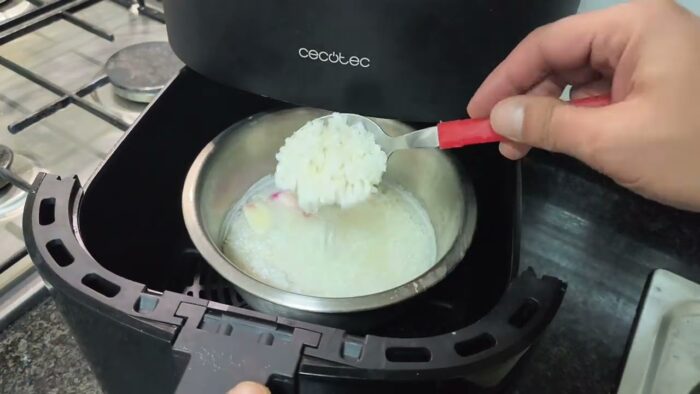 Arroz blanco  – receta freidora de aire  🫣🤭