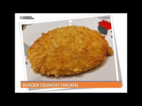 Burger crunchy chicken