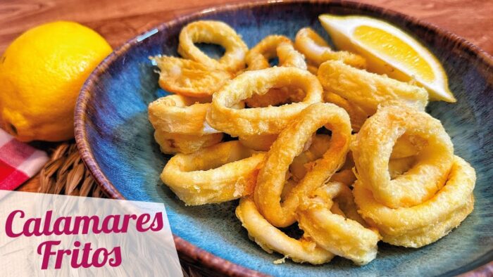 CALAMARES FRITOS EN FREIDORA DE AIRE 🦑 Quedan CRUJIENTES