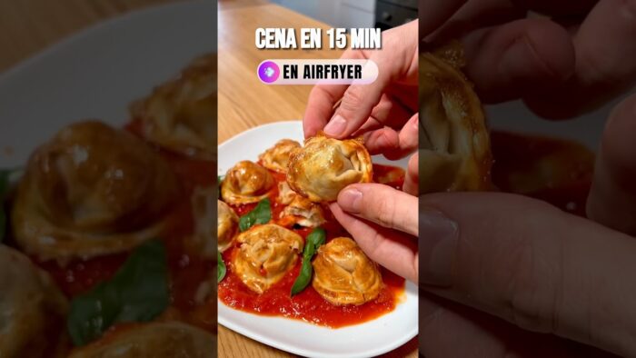 CENA EN 15 min en AIRFRYER #receta #airfryer