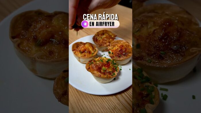 CENA RÁPIDA EN AIRFRYER #receta #airfryer #recetas