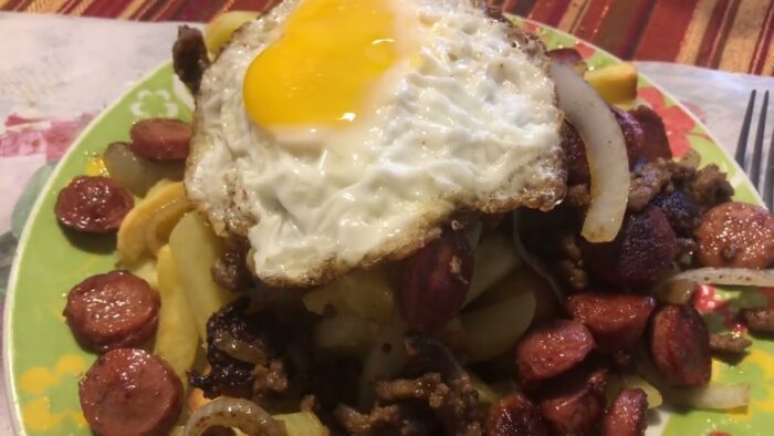 CHORRILLANA CON FREIDORA AL AIRE Y SARTÉN #chile #cocina #cocinar #freidoradeaire #sartenes #freir