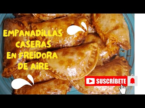 COMO HACER EMPANADILLAS CASEEAS EN FREIDORA DE AIRE ( CENA RAPIDÍSIMA)#cecotec #recetas