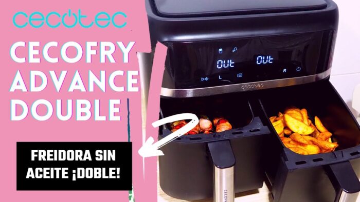 Cecofry Advance Double de CECOTEC | Freidora sin Aceite DOBLE 🤯 y GRAN CAPACIDAD!!