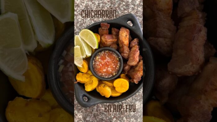 Chicharrón en Air-Fry| 🐷😉#receta #colombia #comida #aji #chicharron #airfry