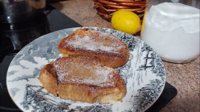 Como hacer torrijas en freidora de aire 🍞🥚🥛🍋😋😋😋
