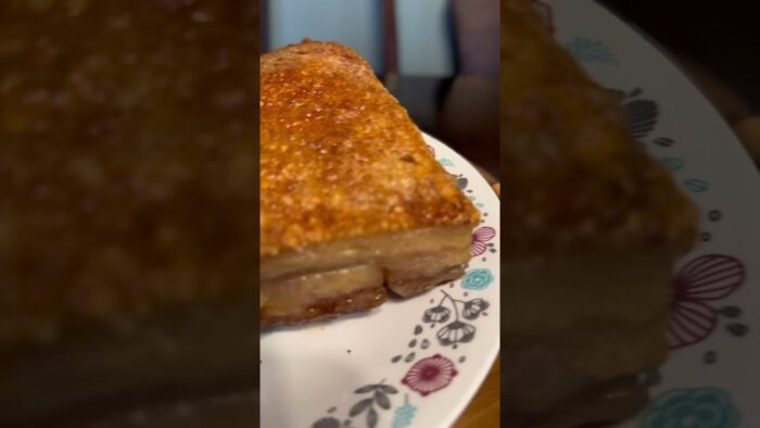 Crispy pork belly in my air fryer – do you want a recipe?
