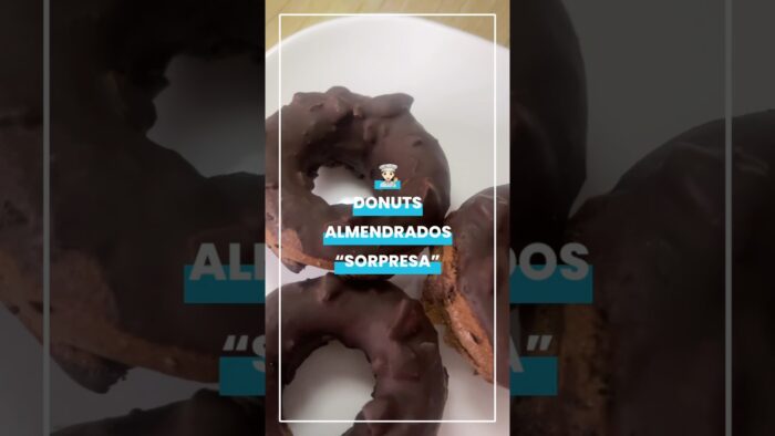 DONUTS “SORPRESA” EN FREIDORA DE AIRE-IG:@lasrecetasdeaida #postressaludables #airfryerrecipes #fit