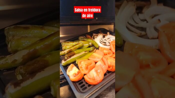 Dale uso a tu freidora de aire con esta rica salsa! #recetasvirales #picante #recetasenfreidora