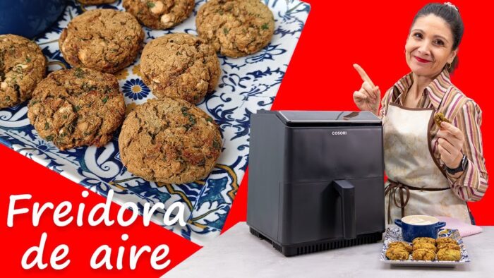 ✅FALAFEL 🧆casero con salsa de YOGUR / Croquetas Garbanzos #freidoradeaire / Receta vegana #Cosori