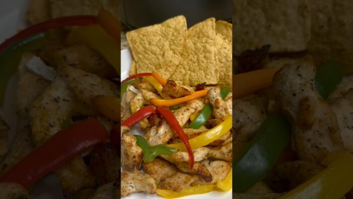 Fajitas de Pollo en Air fryer – Receta fácil y Rápida ! #comida #parati #recetasfaciles