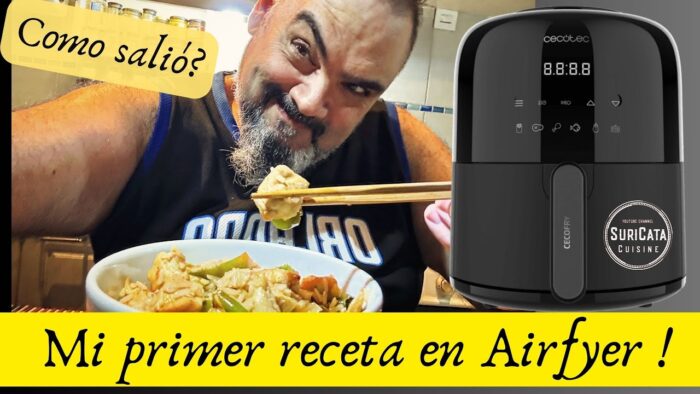 Freidora de Aire Cecofry Bombastik 6000 | Pollo con vegetales