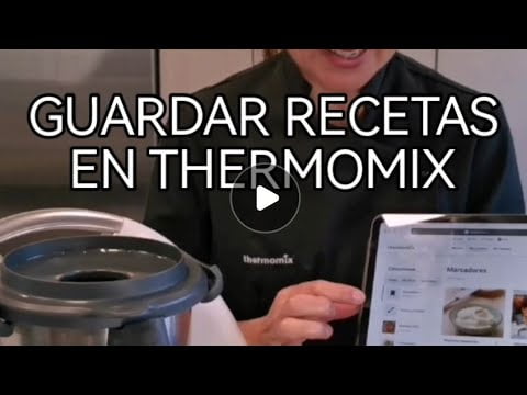 GUARDAR RECETAS EN COOKIDOO, RECETARIO DE THERMOMIX, paso a paso