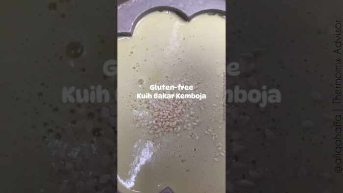 Gluten-free Kuih Bakar Kemboja Thermomix