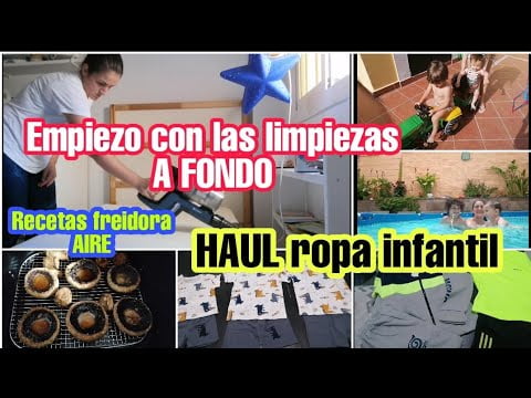 HAUL Ropa Infantil Hibobi/Limpiezas A FONDO/Recetas freidora AIRE/Plan con Amigos
