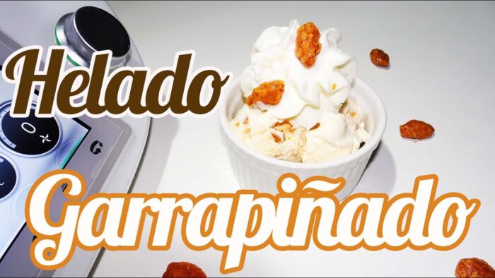 Helado garrapiñado | Receta Thermomix