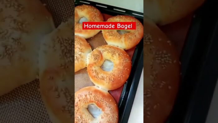Homemade Bagel #bread #breakfast #homemade #bagel #thermomix