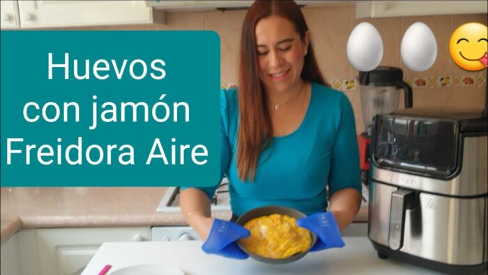 Huevos con jamón Freidora de Aire | Huevos en Freidora de Aire