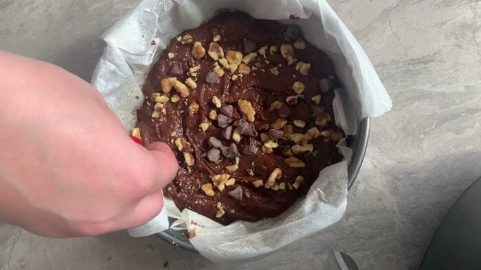 Keto Brownie en la Freidora de aire! DELICIOSA RAPIDA SALUDABLE #airfryer #airfryer #freidoradeaire