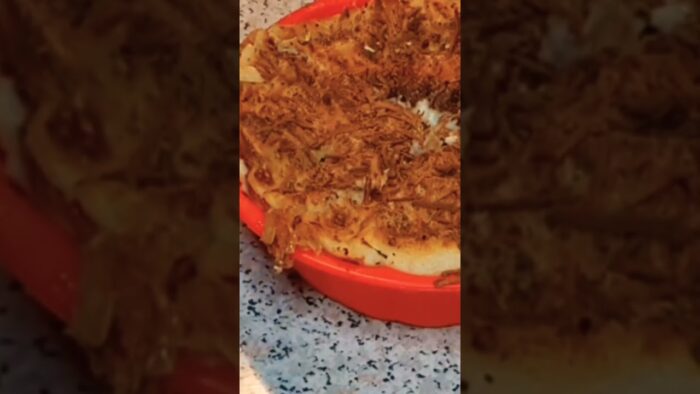 Lasaña en freidora de aire. #receta #freidoradeaire #comida #cooking #shorts