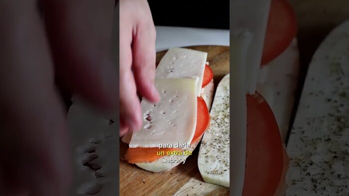 Libritos de berenjena crujientes con salmón y queso  #receta #recetafácilyrápida #airfryer #horno