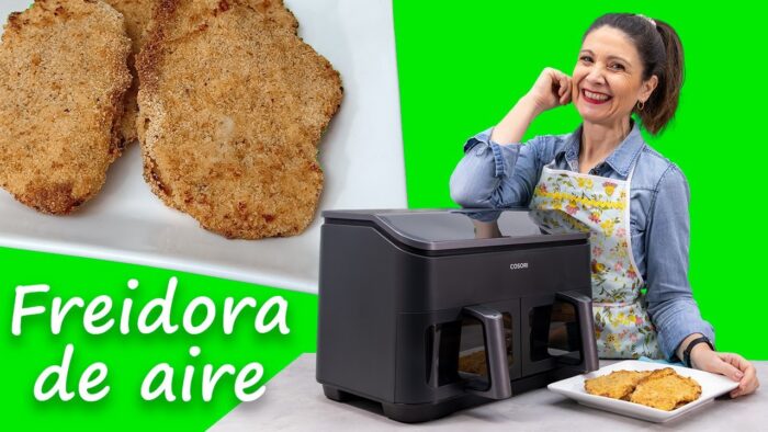 ✅ Los MEJORES Filetes de Pollo 🍗empanado al limón 🍋 en #freidoradeaire #Cosori