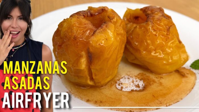 🍏MANZANAS ASADAS ¡será una de tus recetas favoritas en air fryer!