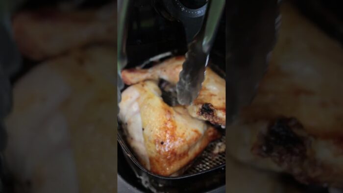 Muslo en la Freidora de Aire 🍗🌬️ #parrillero #pollo #Paraguay #AirFryer #tutorial #vlog #fyp #shorts