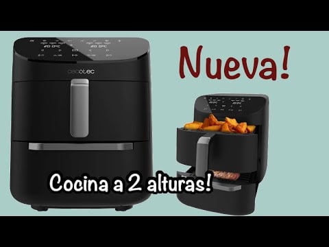 NUEVA Cecofry Foodcourt 11000. La freidora de aire que cocina a dos alturas!