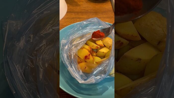 No prepares las patatas en la freidora de aire siempre igual❌ #shorts