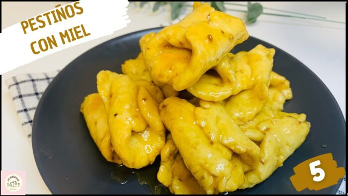 PESTIÑOS CON MIEL – RECETA TRADICIONAL en FREIDORA DE AIRE!! – Recetas de Semana Santa #5