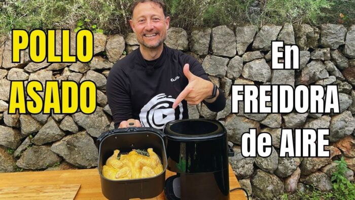 POLLO ASADO en FREIDORA DE AIRE muy CRUJIENTE y Realmente Delicioso 😋 – GUILLE RODRIGUEZ