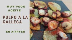 PULPO A LA GALLEGA muy poco aceite receta SALUDABLE en FREIDORA DE AIRE /#AIRFRYER (Recetas 2022)