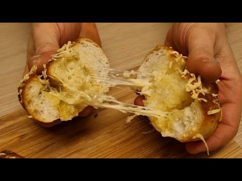 Pan de ajo en freidora de aire. Receta fácil, rápida y divertida.