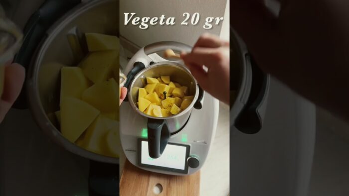 Piureul de cartofi la Thermomix 👌| Purè di patate #bimby | Kartoffelpüree #thermomix #food #shorts