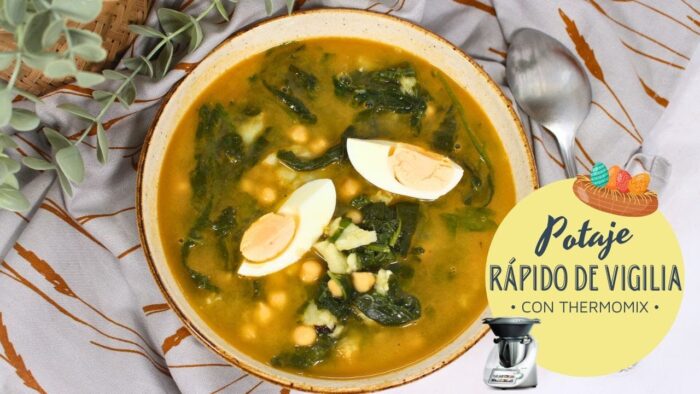🍲Potaje de vigilia RÁPIDO en Thermomix en 30 minutos🍲 | Receta fácil y deliciosa