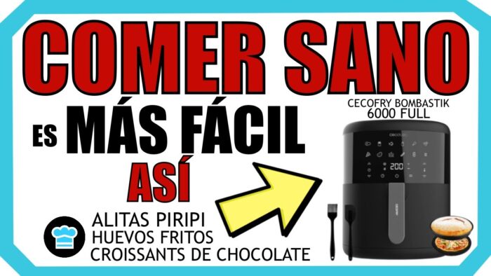 🍳 Probamos la CECOFRY BOMBASTIK 6000 FULL 👀¿MERECE LA PENA esta FREIDORA SIN ACEITE DE 6L? Opiniones