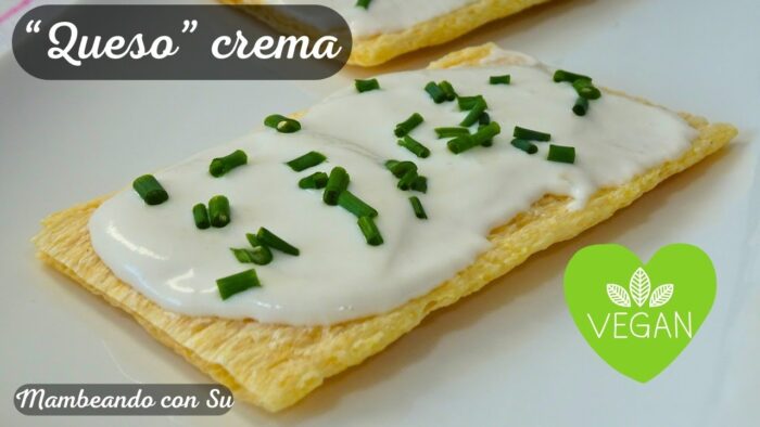 «QUESO» CREMA🔺¡Sin LÁCTEOS, VEGANO!🔺Con ayuda de MAMBO 🧀💚