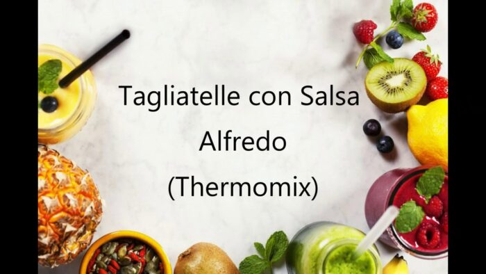 Receta: Tagliatelle con Salsa Alfredo (Thermomix)