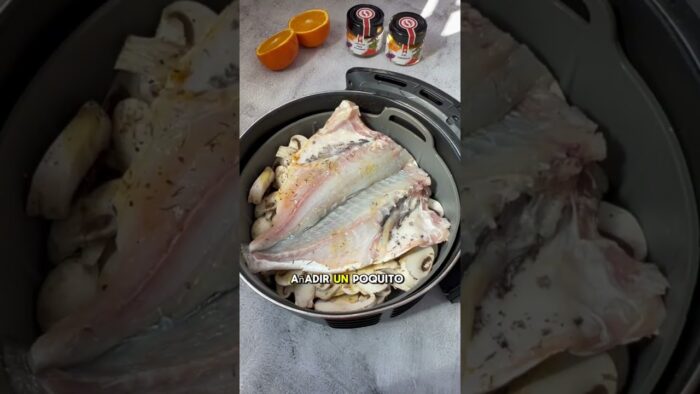 👇 Receta de Dorada con Naranja en freidora de aire por @todoespecias