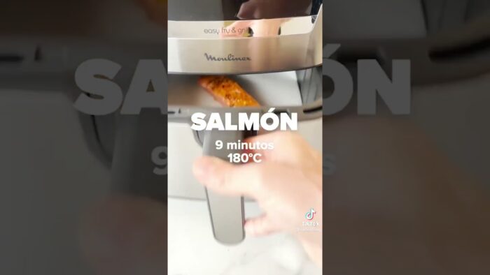 Receta de salmón en airfryer 👩🏻‍🍳 🍣  Recetas airfryer ➤ Freidora PRO 👌🏻