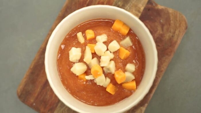Receta de sopa de tomates asados en freidora de aire Cosori