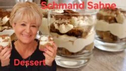 Schmand Sahne Dessert im Glas/ Schneller geht es nicht /Einfaches Rezept / Thermomix® TM31/TM5/TM6