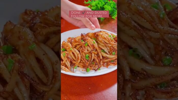 Squid by Air Fryer #food #cooking #recipe #squid #food #easyrecipe