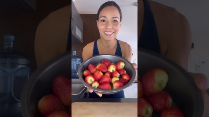 TARTA DE FRESAS EN FREIDORA DE AIRE sin gluten #glutenfree #recetasfaciles #tartadefresas